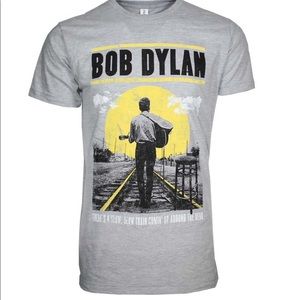 Officially Licensed Classic Rock T-Shirt - Bob Dylan Slow Train